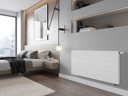 Mexen CVL11 Line plokštinis radiatorius 500 x 500 mm, apatinis prijungimas, 341 W, baltas - W611L-050-050-00