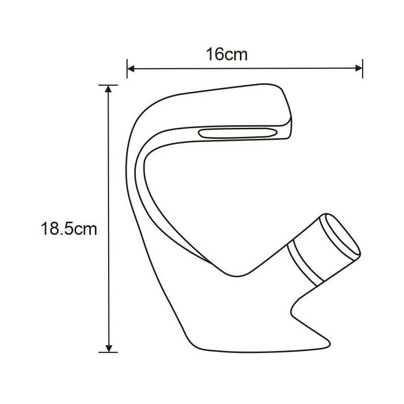 Mexen Cardo praustuvas čiaupas, juodas - 747200-70