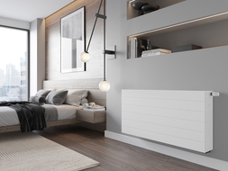 Mexen Line CVL33 plokščias radiators 300 x 600 mm, apatinis prisijungimas, 744 W, baltas - W633L-030-060-00