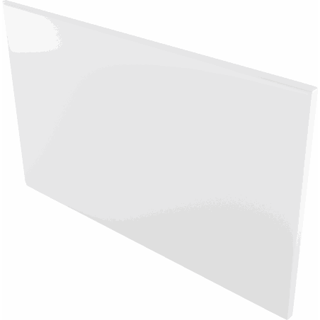 Mexen Uni šoninė 90 cm panelė stačiakampiai voniai, balta - 55099-090