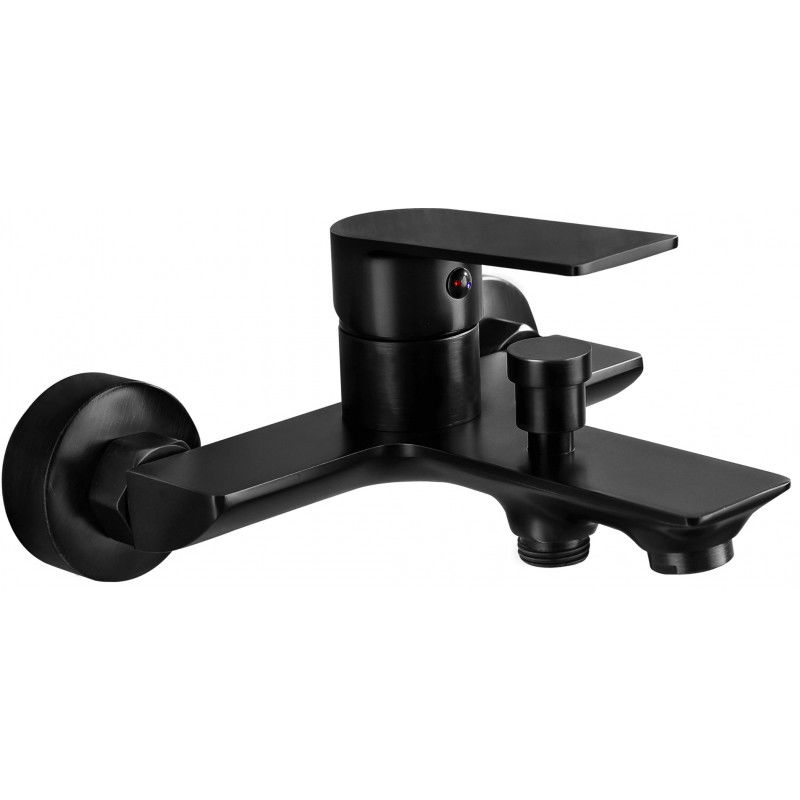 Mexen Alfa vonios maišytuvas, juodas - 745730-70