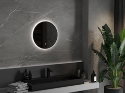 Mexen Erg vonios veidrodis su apšvietimu, apvalus 50 cm, LED 6000K, nuo rasos - 9823-050-050-611-00