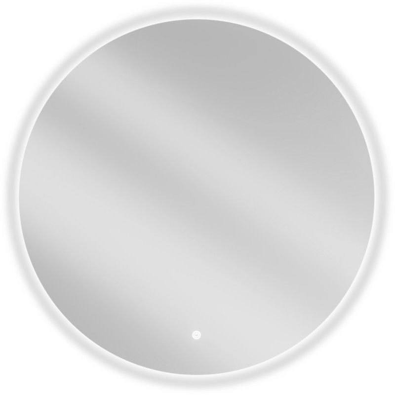 Mexen Erg apšviestas vonios veidrodis, apvalus 80 cm, LED 6000K, antihlyskas - 9823-080-080-611-00