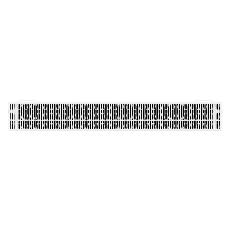 Mexen CF33 Plokščias 600 x 700 mm plokštelių radiatorius, šoninis prijungimas, 1541 W, baltas - W433F-060-070-00