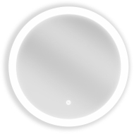 Mexen Oro apvalus vonios veidrodis su apšvietimu, 50 cm, LED 6000K, anti-rūkas - 9824-050-050-611-00
