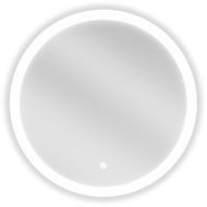 Mexen Oro apšviestas apvalus vonios veidrodis, 60 cm, LED 6000K, nuo rasojimo - 9824-060-060-611-00