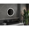 Mexen Oro apšviestas vonios veidrodis, apvalus 60 cm, LED 6000K, nuo rasojimo apsaugotas - 9824-060-060-611-00