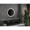 Mexen Oro žvilgantis apšviestas vonios veidrodis, apvalus 60 cm, LED 6000K, antirūkas - 9824-060-060-611-00