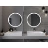 Mexen Oro apšviestas vonios veidrodis, apvalus 70 cm, LED 6000K, su apsauga nuo rasojimo - 9824-070-070-611-00