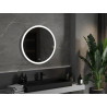 Mexen Oro apšviestas vonios veidrodis, apvalus 80 cm, LED 6000K, antifog - 9824-080-080-611-00