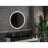 Mexen Oro apvalus apšviestas veidrodžio veidrodis, apvalus 80 cm, LED 6000K, antifoga - 9824-080-080-611-00