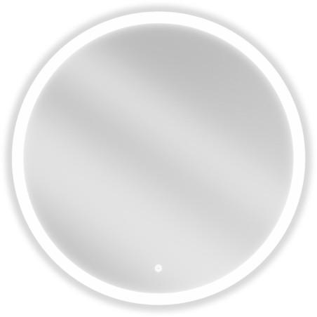 Mexen Oro apšviestas vonios veidrodis, apvalus 80 cm, LED 6000K, antifog - 9824-080-080-611-00