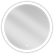 Mexen Oro apšviestas apvalus vonios veidrodis, 80 cm, LED 6000K, apsauga nuo rasojimo - 9824-080-080-611-00