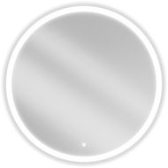 Mexen Oro apvalus vonios veidrodis su pašvietimu, 90 cm, LED 6000K, anti-rūkas - 9824-090-090-611-00