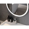 Mexen Oro apšviestas vonios veidrodis, apvalus 80 cm, LED 6000K, antifog - 9824-080-080-611-00