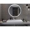 Mexen Oro apvalus apšviestas veidrodis, 100 cm, LED 6000K, antifog - 9824-100-100-611-00