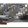 Mexen Oro apvalus apšviestas veidrodis, 100 cm, LED 6000K, antifog - 9824-100-100-611-00