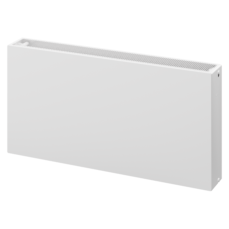 Mexen Flat CF33 plokščias radiatorius 900 x 500 mm, šoninis pajungimas, 1500 W, baltas - W433F-090-050-00