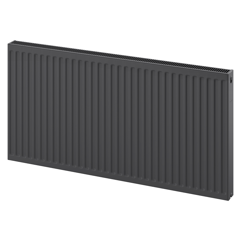Mexen C21 plokštelinis radiatorius 600 x 1100 mm, šoninis prijungimas, 1410 W, antracitas - W421-060-110-66