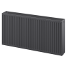 Mexen C33 plokštelinis radiatorių šildytuvas 400 x 700 mm, šoninis prijungimas, 1182 W, antracitas - W433-040-070-66