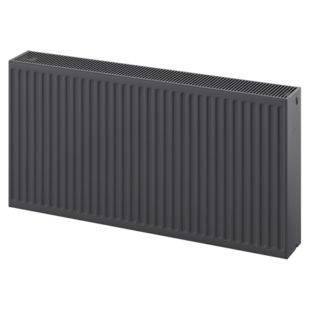 Mexen C33 plokštelinis radiatoriaus šildytuvas 600 x 600 mm, šoninis pajungimas, 1401 W, antracitas - W433-060-060-66