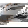 Mexen C33 plokštelinė šildymo sistema 600 x 1800 mm, šoninis prijungimas, 4202 W, antracitas - W433-060-180-66