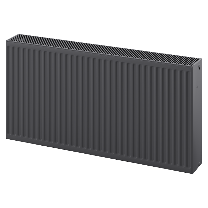 Mexen C33 plokštelinė šildymo sistema 600 x 1800 mm, šoninis prijungimas, 4202 W, antracitas - W433-060-180-66