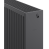 Mexen C33 plokštelinis radiatorių 600 x 2800 mm, šoninis prijungimas, 6537 W, antracitas - W433-060-280-66