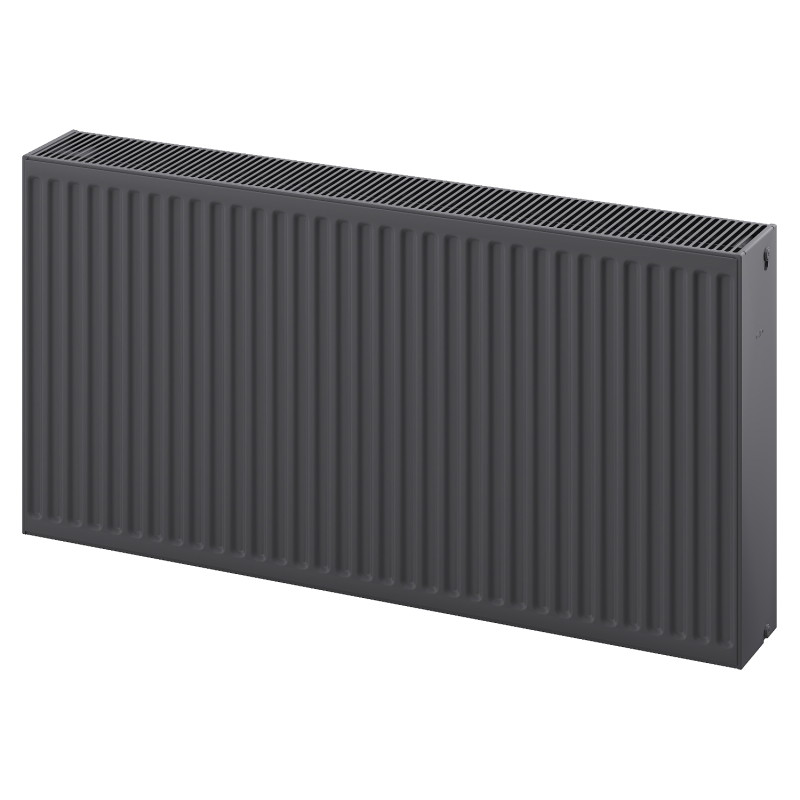 Mexen C33 plokščias radiatorius 900 x 1500 mm, šoninis prijungimas, 4773 W, antracitas - W433-090-150-66