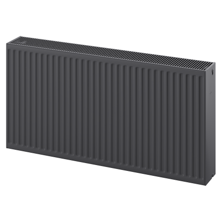 Mexen C33 plokščias radiatorius 900 x 1500 mm, šoninis prijungimas, 4773 W, antracitas - W433-090-150-66