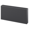 Mexen C33 plokščias radiatorius 900 x 1500 mm, šoninis prijungimas, 4773 W, antracitas - W433-090-150-66