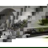 Mexen Loft apvalus vonios veidrodis 100 cm, auksinis rėmas - 9850-100-100-000-50