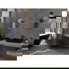 Mexen Loft apvalus vonios veidrodis 35 cm, auksinis rėmas - 9850-035-035-000-50