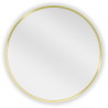 Mexen Loft apvalus vonios veidrodis 55 cm, auksinis rėmas - 9850-055-055-000-50