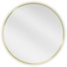 Mexen Loft apvalus vonios kambario veidrodis 65 cm, auksinis rėmas - 9850-065-065-000-50