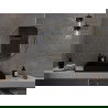 Mexen Loft apvalus vonios veidrodis 80 cm, auksinis rėmas - 9850-080-080-000-50