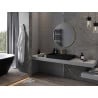 Mexen Loft apvalus vonios veidrodis 80 cm, auksinis rėmas - 9850-080-080-000-50