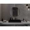 Mexen Loft Apvalus vonios veidrodis 85 cm, auksinis rėmas - 9850-085-085-000-50
