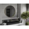 Mexen Loft apvalus vonios veidrodis 90 cm, auksinis rėmas - 9850-090-090-000-50