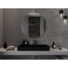 Mexen Loft vonios veidrodis apvalus 90 cm, auksinis rėmas - 9850-090-090-000-50