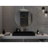Mexen Loft apvalus vonios kambario veidrodis 95 cm, šlifuoto aukso spalvos rėmas - 9850-095-095-000-50