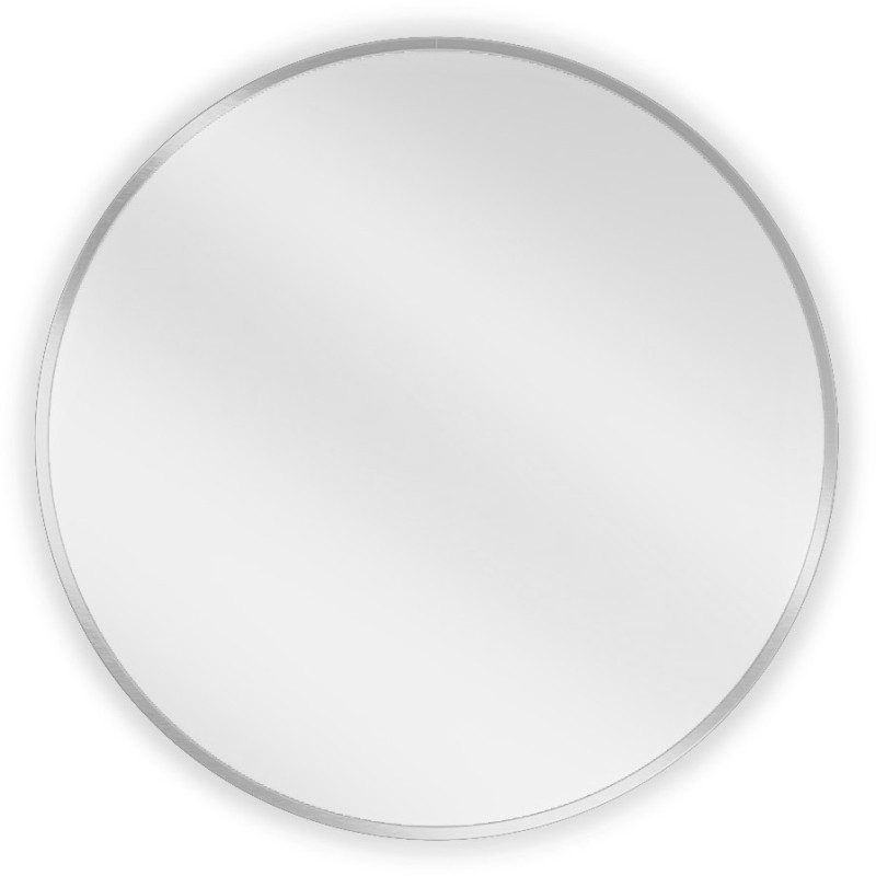 Mexen Loft apvalus vonios veidrodis 60 cm, nerūdijančio plieno rėmas - 9850-060-060-000-10