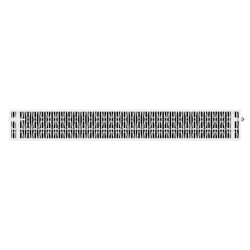 Mexen CVF33 Plokščias plieninis radiatorius 500 x 500 mm, apatinis jungimas, 950 W, baltas - W633F-050-050-00