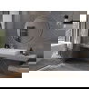 Mexen Loft apvalus vonios veidrodis 100 cm, inox rėmas - 9850-100-100-000-10