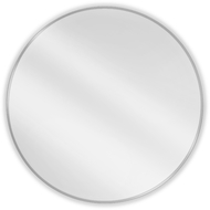 Mexen Loft apvalus vonios veidrodis 100 cm, inox rėmas - 9850-100-100-000-10