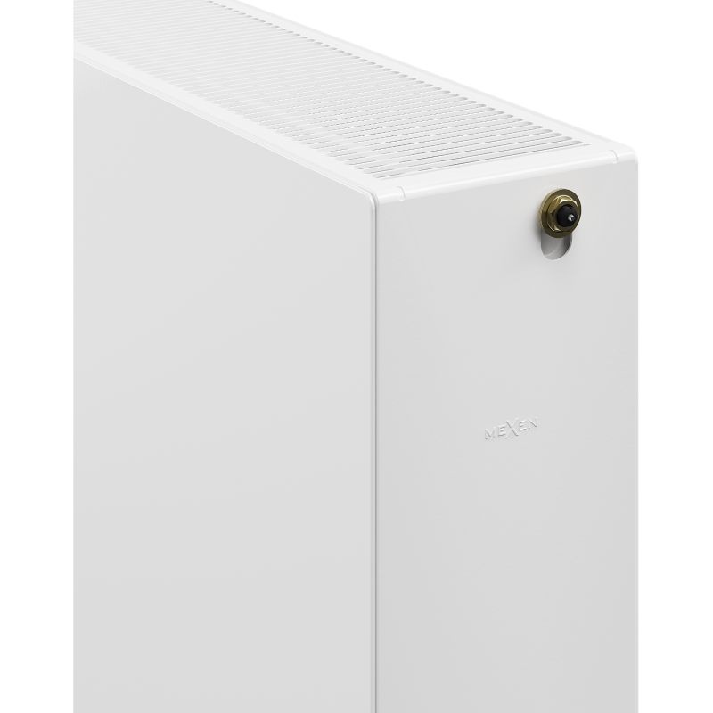 Mexen Flat CVF33 plokštuminis radiatorius 600 x 400 mm, apatinis prijungimas, 880 W, baltas - W633F-060-040-00