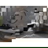 Mexen Loft apvalus veidrodžių veidrodis 95 cm, juodas rėmas - 9850-095-095-000-70