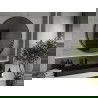 Mexen Loft apvalus vonios veidrodis 100 cm, juodas rėmas - 9850-100-100-000-70