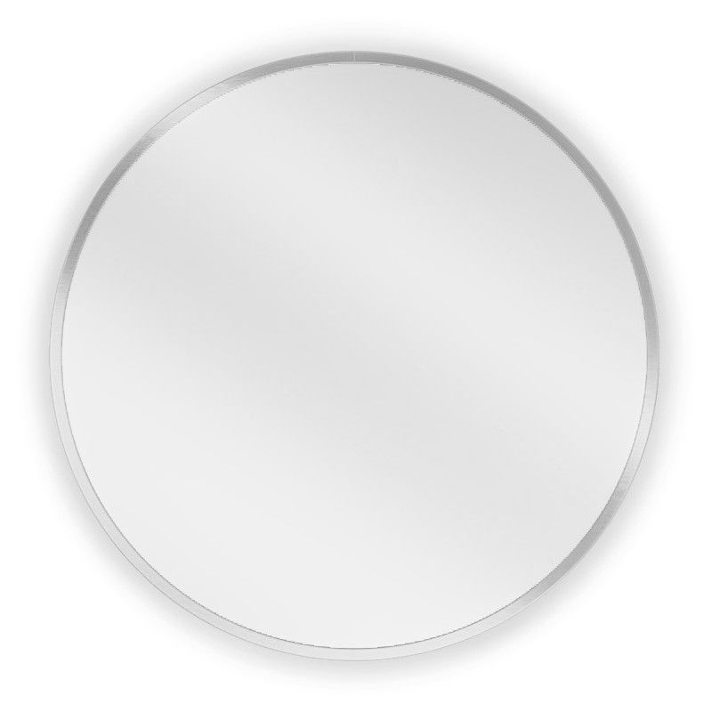 Mexen Loft apvalus vonios veidrodis 50 cm, inox rėmas - 9850-050-050-000-10