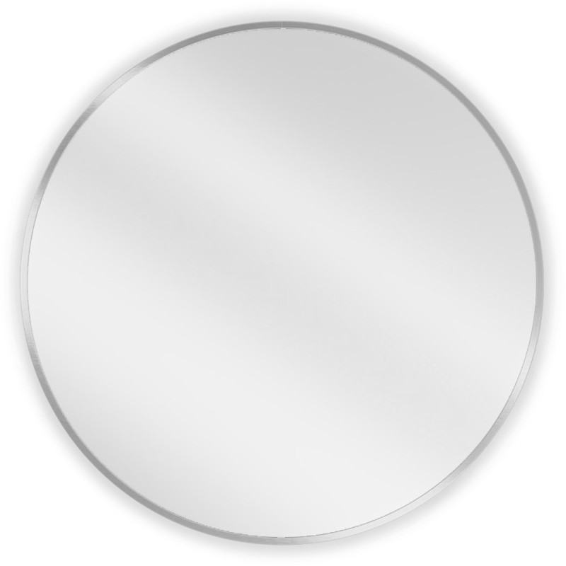 Mexen Loft apvalus vonios veidrodis 70 cm, nerūdijančio plieno rėmas - 9850-070-070-000-10